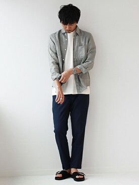 Sasaさん（メンズ・178cm）の夏コーディネート