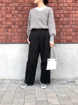 「COMMUNITY MILL（コミュニティ ミル）のアイテム」を使った、KOHAさん（レディース・161cm）の春コーディネート