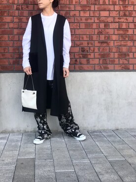 「COMMUNITY MILL（コミュニティ ミル）のアイテム」を使った、KOHAさん（レディース・161cm）の春コーディネート