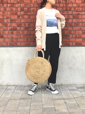 「COMMUNITY MILL（コミュニティ ミル）のアイテム」を使った、KOHAさん（レディース・161cm）の春コーディネート