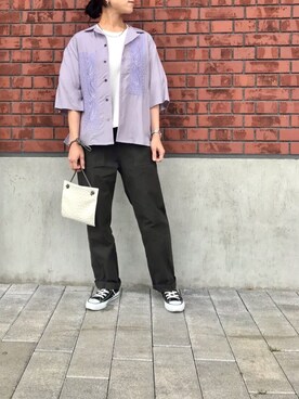 「COMMUNITY MILL（コミュニティ ミル）のアイテム」を使った、KOHAさん（レディース・161cm）の春コーディネート