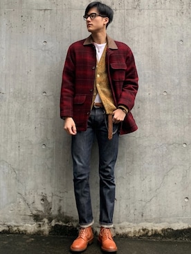 Tricker S Ankle Bootsを使ったメンズ人気ファッションコーディネート Wear