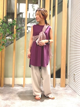 「ジーナシス」｜MiHOさん（レディース・150cm）の夏コーディネート