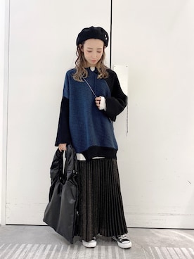 「春物」｜MiHOさん（レディース・150cm）の冬コーディネート
