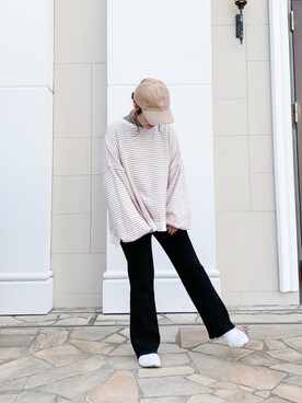 「UNIQLO（ユニクロ）のエクストラファインメリノリブタートルネックセーター（長袖）（ニット/セーター）」を使った、sayo.さん（レディース・150cm）の冬コーディネート