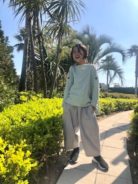 「ＣＡＭＥＬ（キャメル）のアイテム」を使った、𓇼YUKI𓇼さん（キッズ・122cm）の春コーディネート