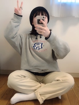 「メンズライク女子とつながりたい」｜uiuiさん（レディース・155cm）の春コーディネート