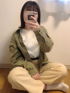 「メンズライク女子とつながりたい」｜uiuiさん（レディース・155cm）の春コーディネート
