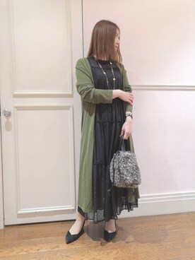 「Forby OF FEMMEのアイテム（バッグ、グレー系）」を使った、フォービー大宮マルイ店3階さん（レディース）の秋コーディネート