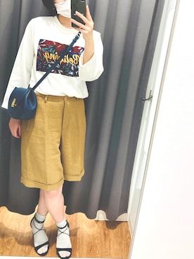 「AIGNER（アイグナー）のアイテム」を使った、megmemegmeさん（レディース・162cm）の夏コーディネート