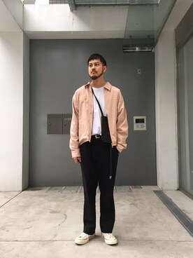 「UNUSED」｜「アイテム（ブルゾン）」を使った、Kouta Horiuchiさん（メンズ・172cm）の冬コーディネート