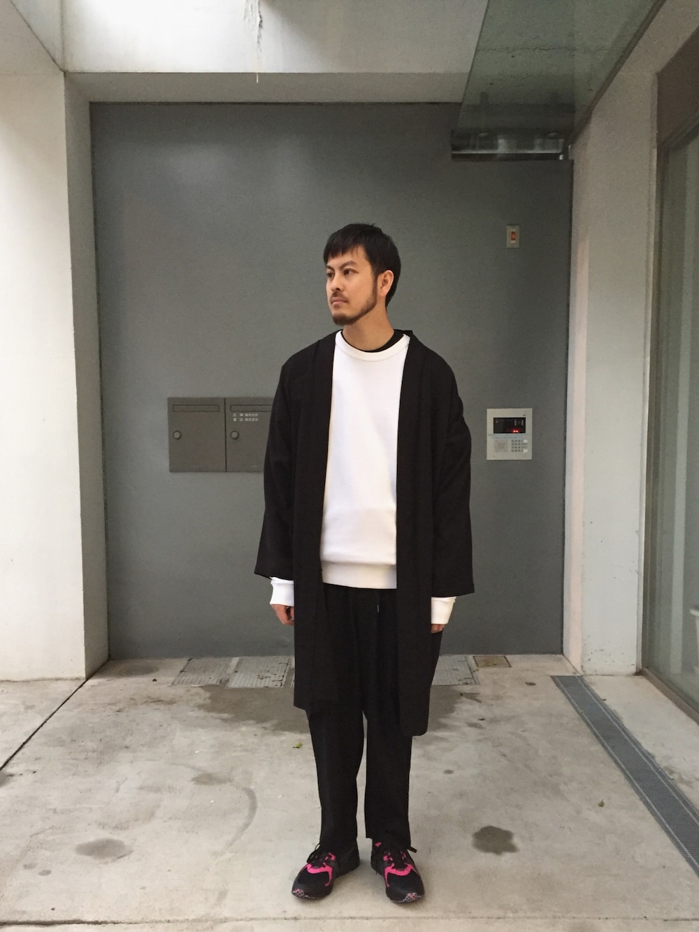 monkey time KRS MELTON HOOD GOWN ガウンコート Honnete (オネット) Shaggy Twill Dolman Gown Coat / シャギー
