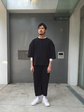 「MONKEY TIME（モンキータイム）のアイテム（リング）」を使った、Kouta Horiuchiさん（メンズ・172cm）の春コーディネート