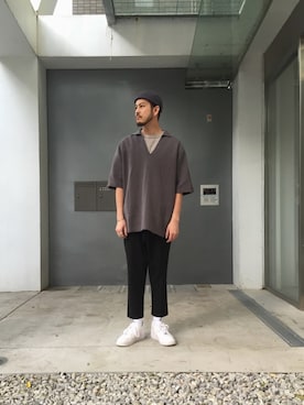 Kouta Horiuchiさん（メンズ・172cm）の春コーディネート