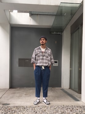 「SEDITIONARIES」｜Kouta Horiuchiさん（メンズ・172cm）の春コーディネート