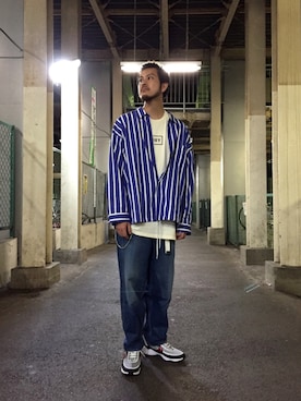 「MARTIN MARGIELA（マルタンマルジェラ）のアイテム（財布/小物）」を使った、Kouta Horiuchiさん（メンズ・172cm）の夏コーディネート