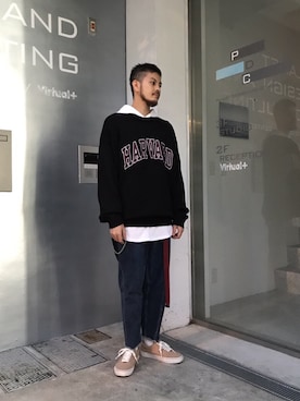 Kouta Horiuchiさん（メンズ・172cm）の秋コーディネート