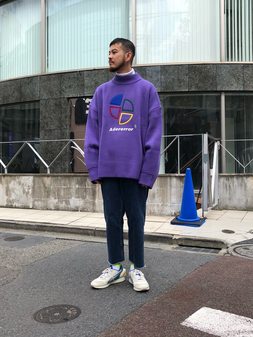 ADERERROR アーダーエラー 18AW オーバサイズニット アーダーエラー