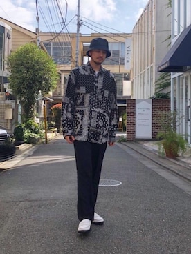 Kouta Horiuchiさん（メンズ・172cm）の夏コーディネート