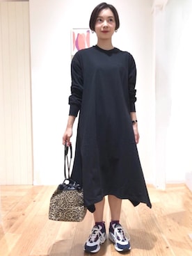 「ONE-PIECE」｜山田（yamada）さん（レディース・151cm）の夏コーディネート