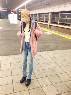 「ESPERANZA（エスペランサ）のアイテム（ブーティ）」を使った、A_chanさん（レディース・150cm）の秋コーディネート