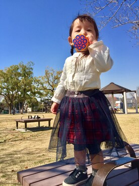 R i iさん（キッズ・80cm）の春コーディネート