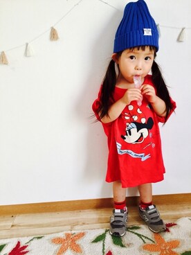 R i iさん（キッズ・80cm）の夏コーディネート