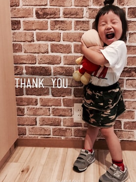 R i iさん（キッズ・90cm）の秋コーディネート