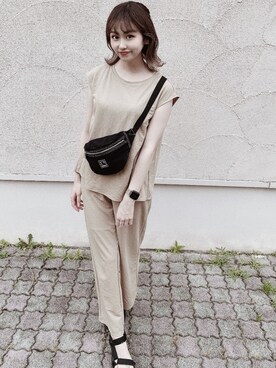 「アイテム（ワンピース/ドレス）」を使った、Sachika🌛さん（レディース・159cm・10代）の夏コーディネート