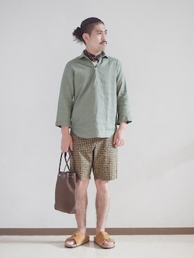 「polpetta」｜中村さん（メンズ・165cm）の夏コーディネート