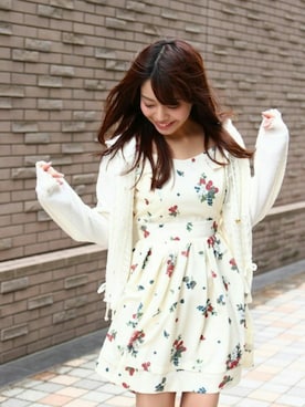 Secret Honeyスタッフさん（レディース・160cm）の春コーディネート