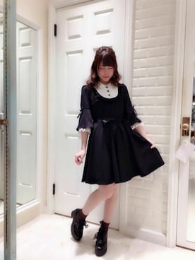 「Secret Honey（シークレットハニー）のアイテム」を使った、Secret Honeyスタッフさん（レディース・153cm）の春コーディネート