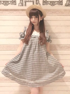 「Secret Honey（シークレットハニー）のアイテム」を使った、Secret Honeyスタッフさん（レディース・158cm）の春コーディネート