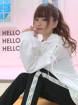 「Secret Honey（シークレットハニー）のアイテム」を使った、Secret Honeyスタッフさん（レディース・155cm）の秋コーディネート