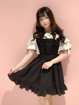 「Secret Honey（シークレットハニー）のアイテム」を使った、Secret Honeyスタッフさん（レディース・149cm）の春コーディネート