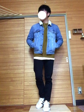 ぬまやんさん（メンズ・168cm）の冬コーディネート