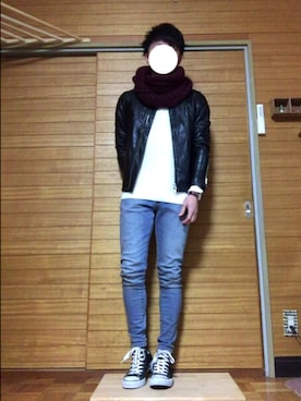 ぬまやんさん（メンズ・168cm）の冬コーディネート