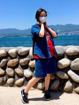 「宮島」｜ロモさん（レディース・164cm）の夏コーディネート