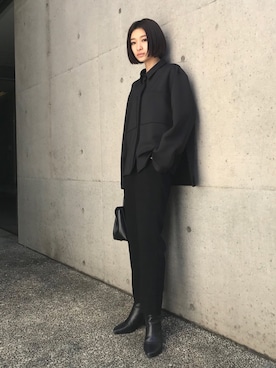 MariNakamuraさん（レディース・158cm）の冬コーディネート