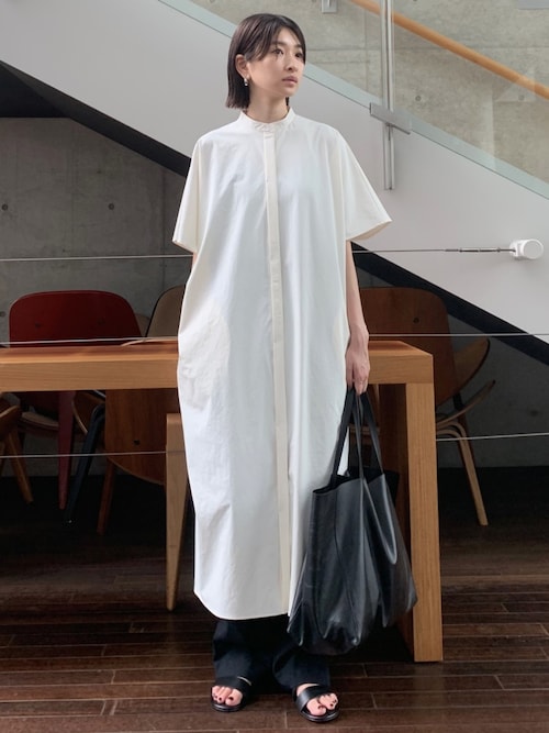 RIM.ARK（リムアーク）の「Half sleeve cocoon OP（ワンピース）」 - WEAR