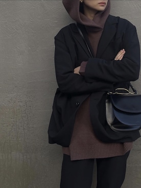 MariNakamuraさん（レディース・158cm）の冬コーディネート