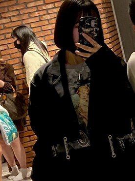 「riviveのアイテム（ネックレス、シルバー系）」を使った、coo158n84さん（レディース・158cm）の冬コーディネート