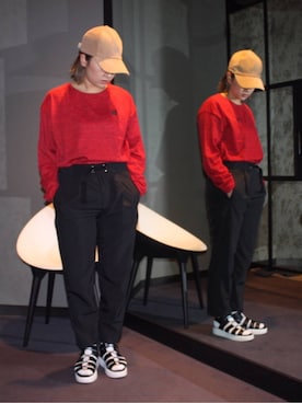 「menswear」｜「アイテム（その他シューズ）」を使った、memiさん（レディース・153cm）の春コーディネート