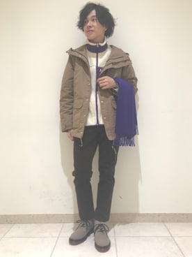 「RAGEBLUE（レイジブルー）のアイテム（マウンテンパーカー）」を使った、さがはら【RAGEBLUE】さん（メンズ・170cm）の秋コーディネート