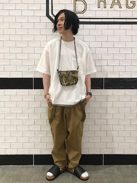 「サコッシュ」｜さがはら【RAGEBLUE】さん（メンズ・170cm）の夏コーディネート