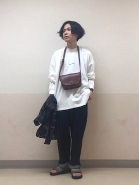 「アイテム（サンダル）」を使った、さがはら【RAGEBLUE】さん（メンズ・170cm・20代）の夏コーディネート