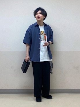 「サコッシュ」｜さがはら【RAGEBLUE】さん（メンズ・170cm）の春コーディネート