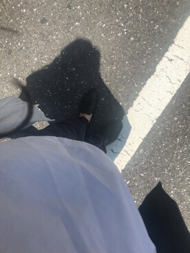 「ネイビー×ホワイト」｜「アイテム（スリッポン）」を使った、i chanさん（レディース・155cm）の夏コーディネート