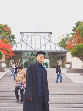 「CAMO（カモ）のアイテム（その他アウター）」を使った、Oさん（メンズ・172cm）の春コーディネート