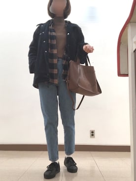 Masasamasaさん（レディース・160cm）の冬コーディネート